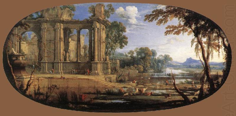 PATEL, Pierre Landscape with Ruins af china oil painting image